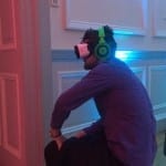 Luke watching VR